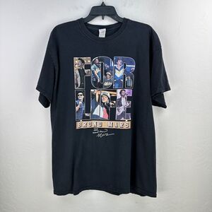 Bruno Mars‎ Black For Life Tshirt Mens XL Band Tee Concert Fan Merch Streetwear